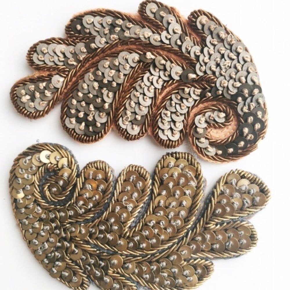 Colette Malouf Leaf Hair Clip Handmade in NYC 🗽✨